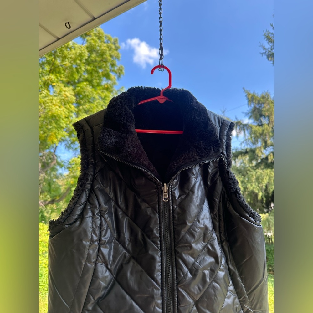 Reversible Black Vest